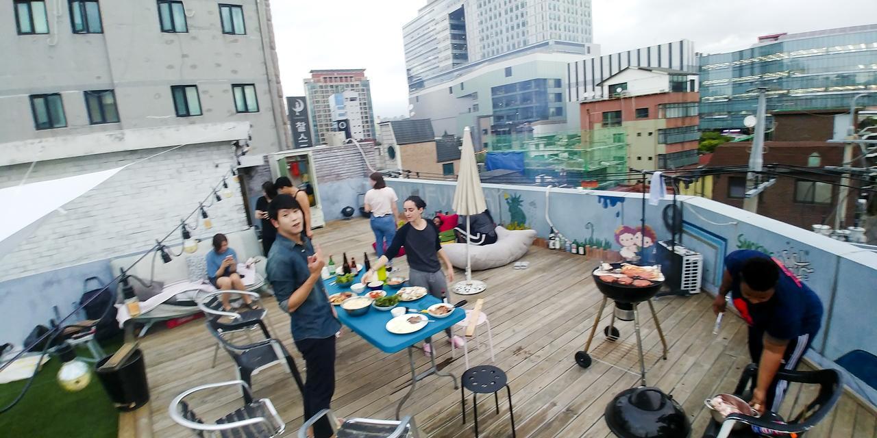 Fun Fun Stay Guesthouse Seul Esterno foto