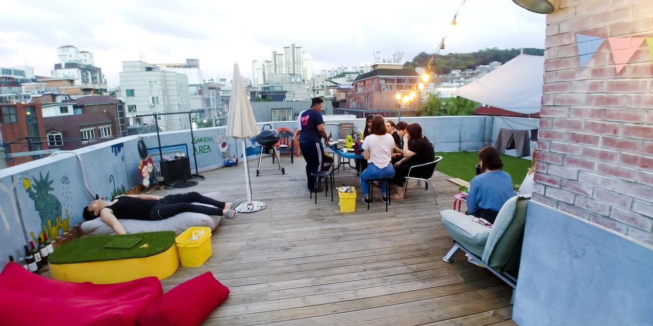 Fun Fun Stay Guesthouse Seul Esterno foto